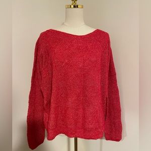 Anthropologie sweater NWT‎ Coral color XL